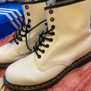 White doc martins